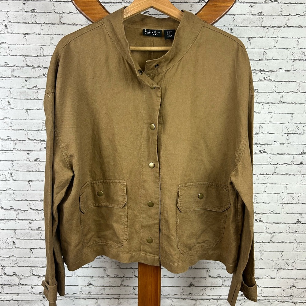 Nicole Miller | Brown Utility Jacket size XL